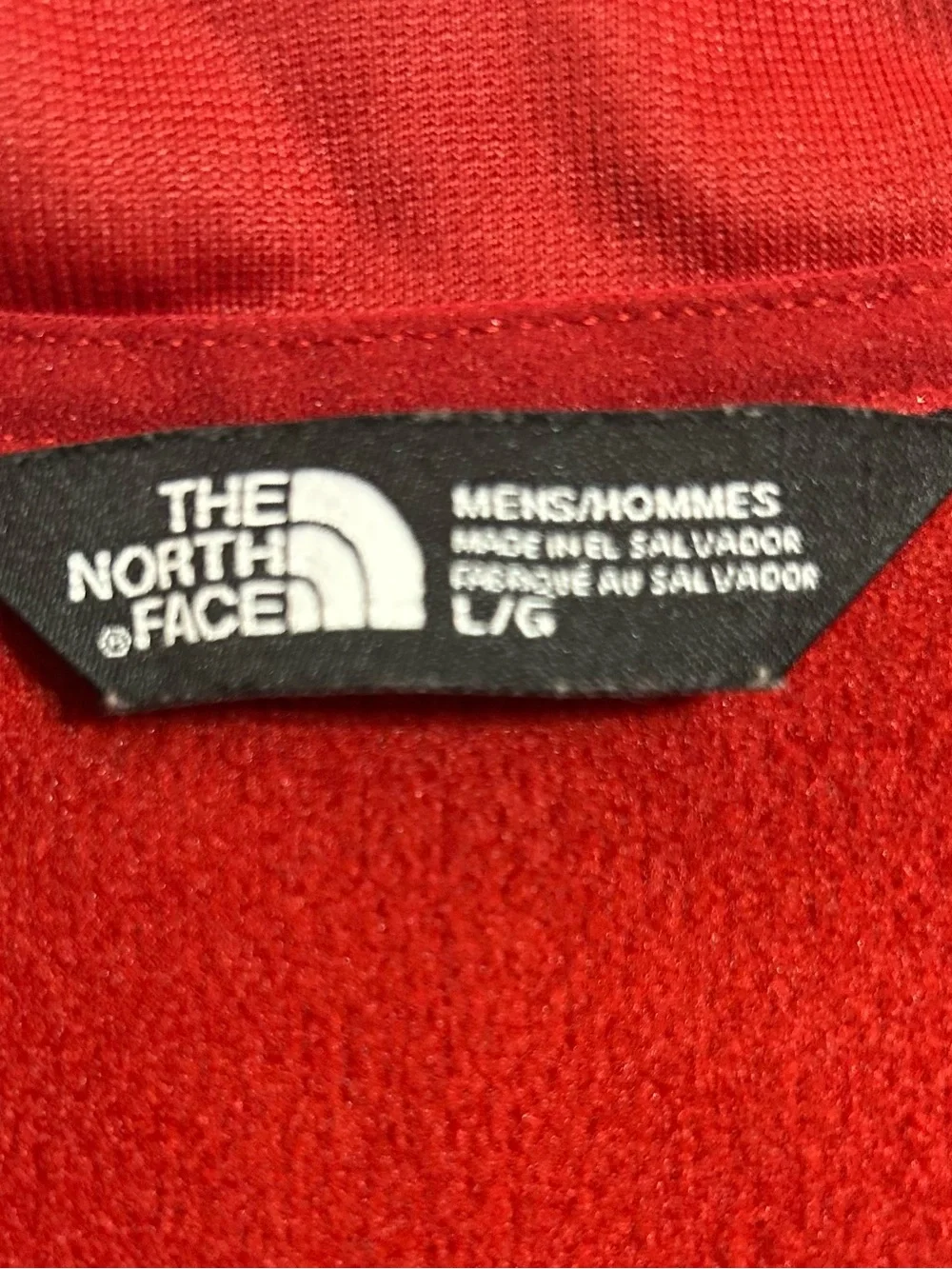 The North Face Canyonlands 1/2 Zip Fleece Pullover Men’s Large Red